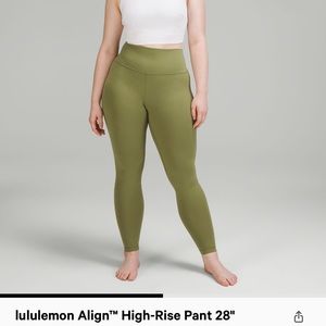 Lululemon Align High-Rise Pant 28”